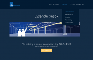 Hemsida till Litetronics