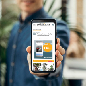 Mobilbanner för att locka nya läsare