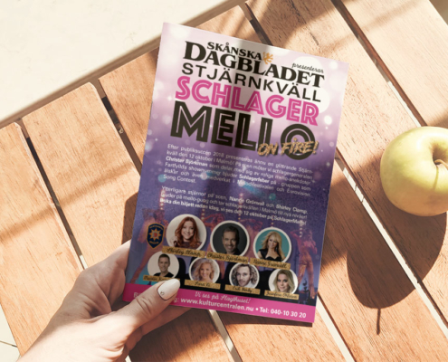 Program till Brandkårens Schlagermello